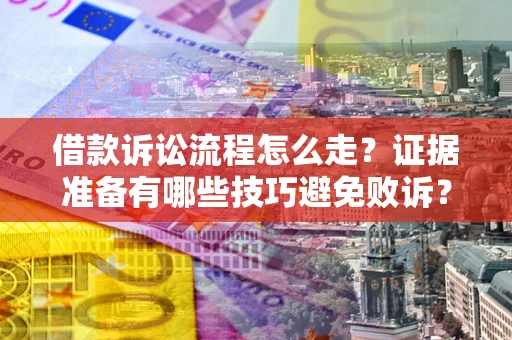 武汉借款诉讼流程怎么走？证据准备有哪些技巧避免败诉？