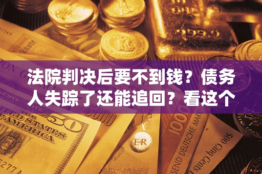 武汉法院判决后要不到钱？债务人失踪了还能追回？看这个方法！