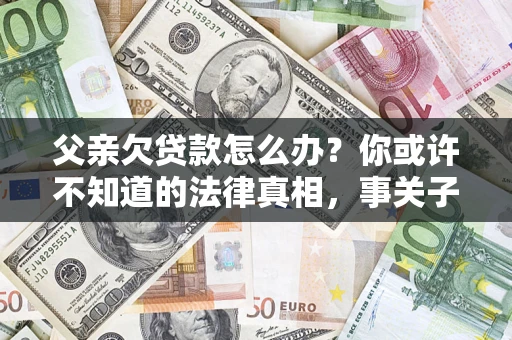 武汉父亲欠贷款怎么办？你或许不知道的法律真相，事关子女未来