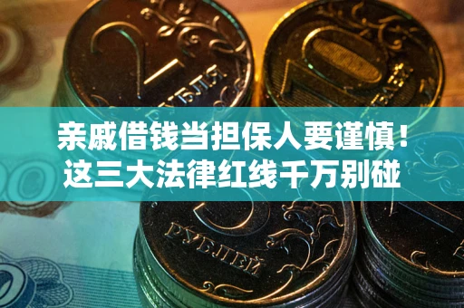 武汉亲戚借钱当担保人要谨慎！这三大法律红线千万别碰
