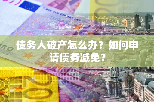 武汉债务人破产怎么办？如何申请债务减免？