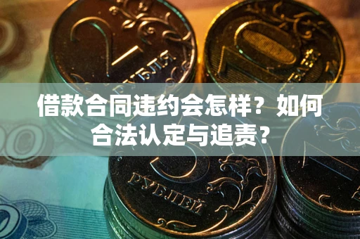武汉借款合同违约会怎样？如何合法认定与追责？