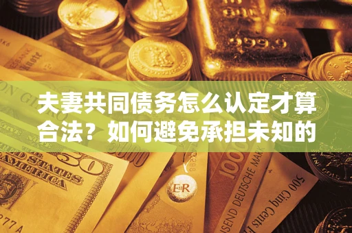 武汉夫妻共同债务怎么认定才算合法？如何避免承担未知的债务风险？