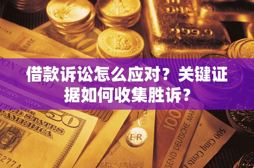 武汉借款诉讼怎么应对？关键证据如何收集胜诉？
